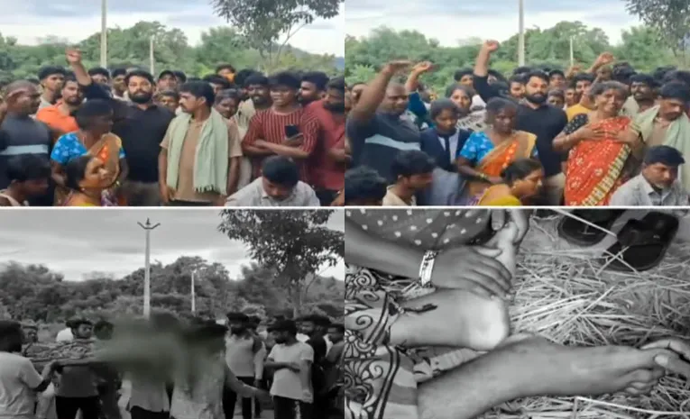 Youth Dies in Parvathipuram Manyam: Locals Protest Against Police 