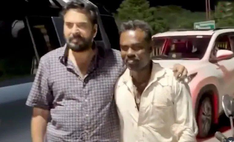 Mammootty gets stranded near Tirupattur in Tamil Nadu after wrong route