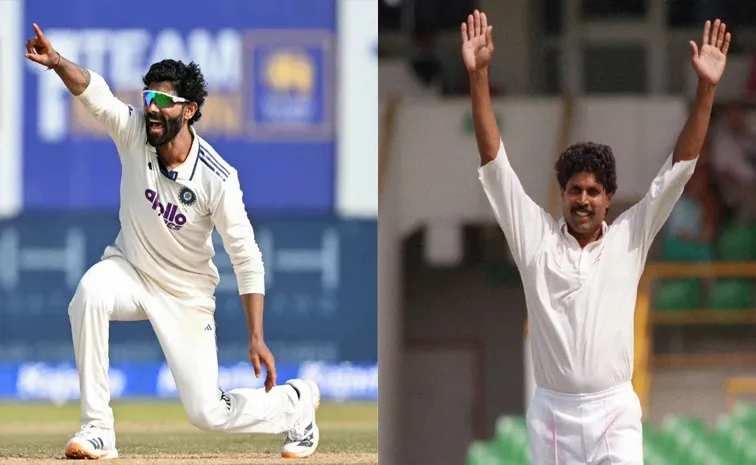 Ravindra Jadeja Joins Kapil Dev in Elite All-Rounders Club