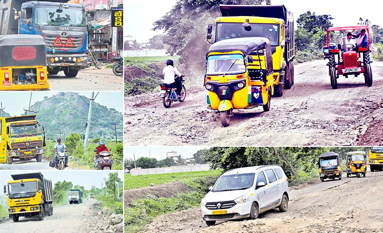 Amaravati Capital Road in Poor Condition Is This a World Class Capital?
