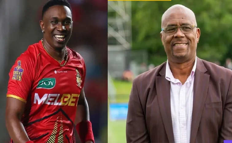 WI Former Cricketers DJ Bravo-Ian Bishop-Inducted-Hall-Of-Fame CPL