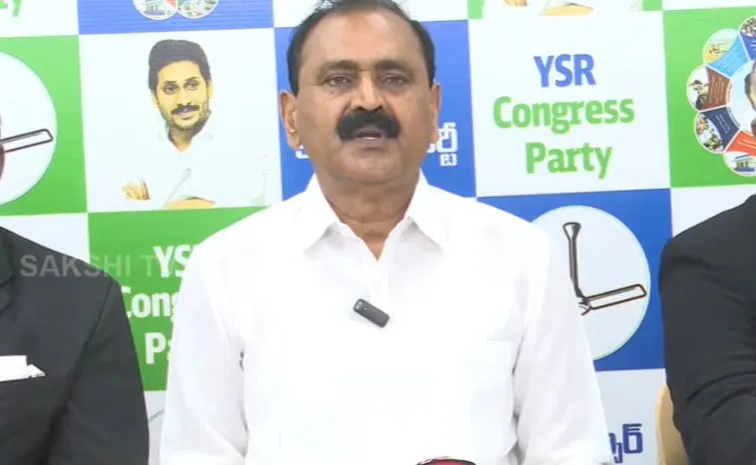 Bhumana Karunakar Reddy slams ap govt