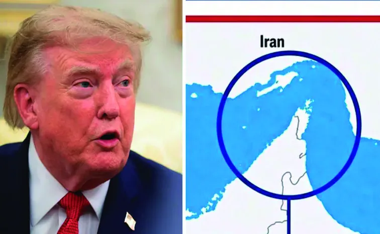Trump posts image claiming Strait of Hormuz new US territory