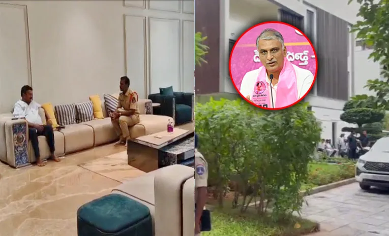 Harish Rao And BRS Leaders House Arrest Over TIMS Visit