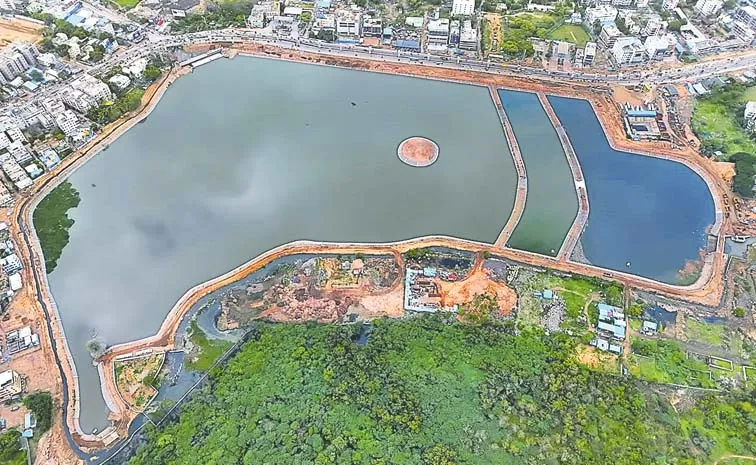 Uppal Nallacheruvu Fills Up After Heavy Rains