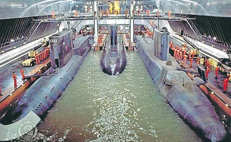 Nuclear submarine taking shape in Visakhapatnam