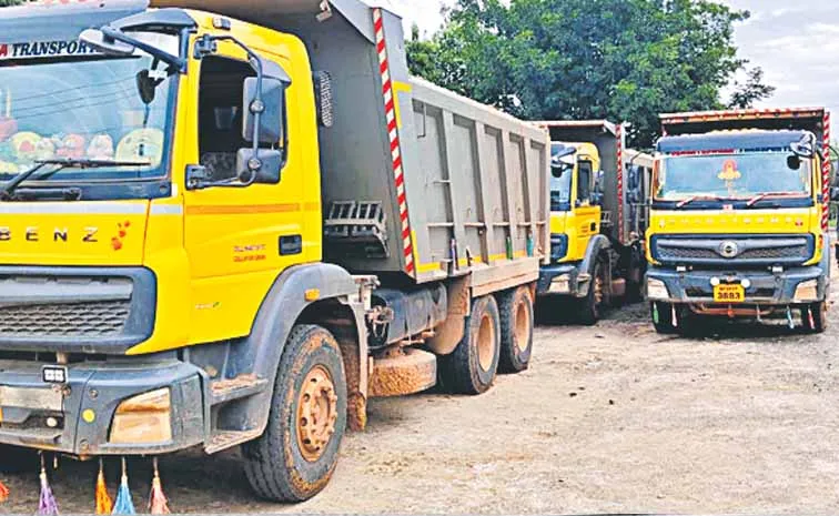 Midnight excavations on the borders of Anakapalle and Kakinada districts