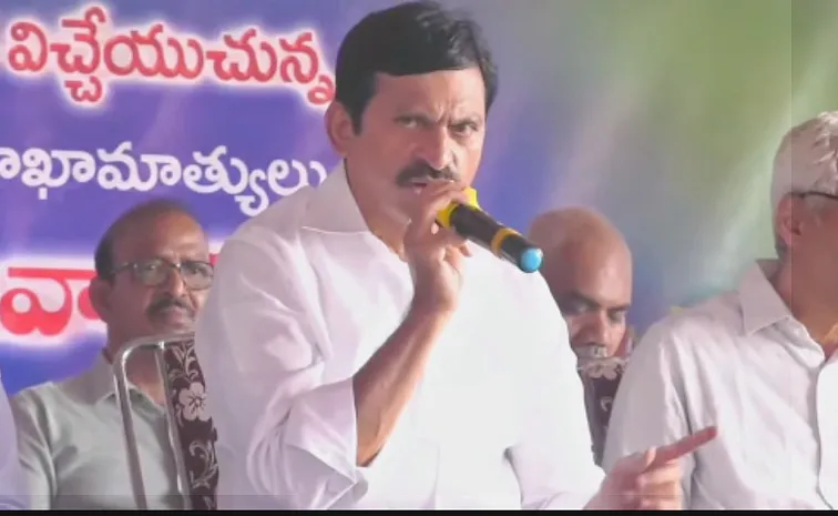 Minister Ponguleti Attends Land Re Survey Awareness Meeting  In Khammam