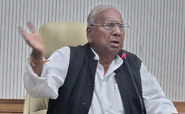 Bjp Conspiracy Behind Cancellation Of Revanth Us Visit: V Hanumantha Rao