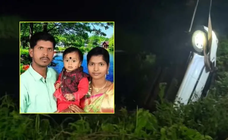 Siddipeta Family Car Accident Well Tragic Death Incident