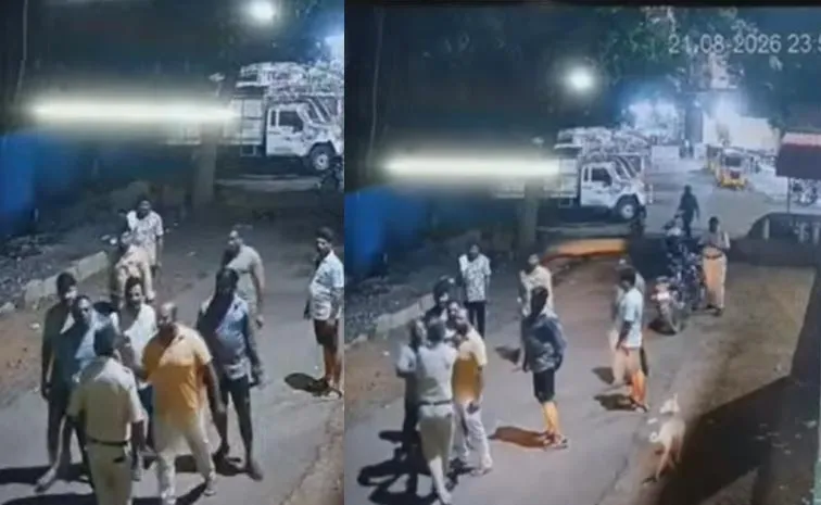 గుంటూరులో టీడీపీ నేతల గూండాగిరి