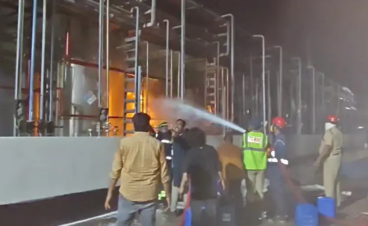 Pharma Company Reactor Blast Yadadri Dothigudem