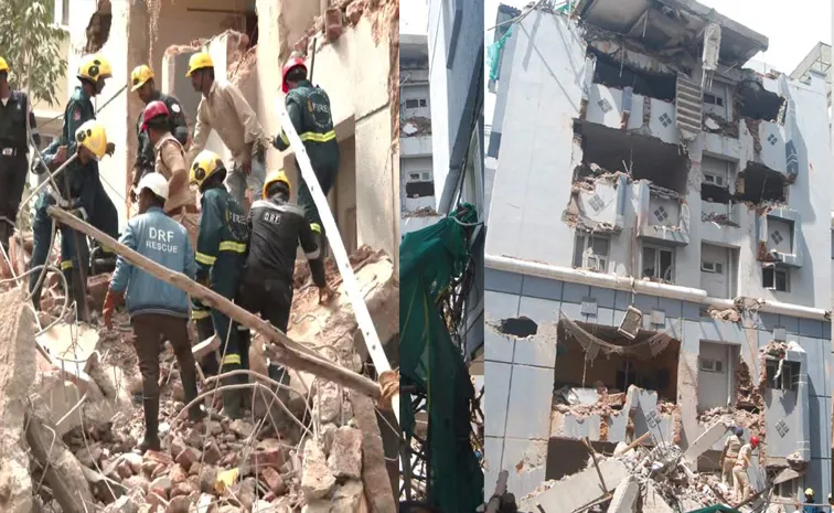 TPBO Santhosh Suspended In Gachibowli Building Collapse Incident