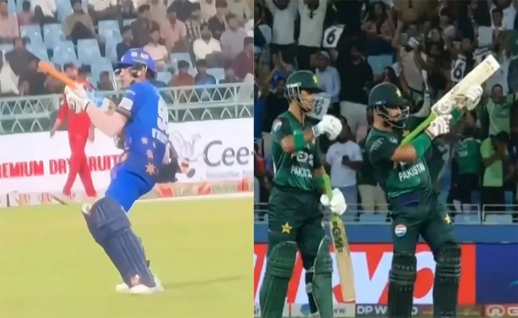Swastik Chikara Recreates Sahibzada Farhan Celebration In UP T20 League