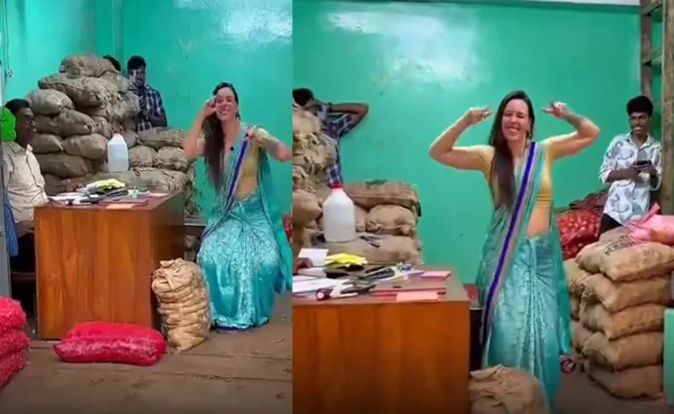 Chennai Vegetable Vendor Hires Dancer for Onions and Potatoes sale