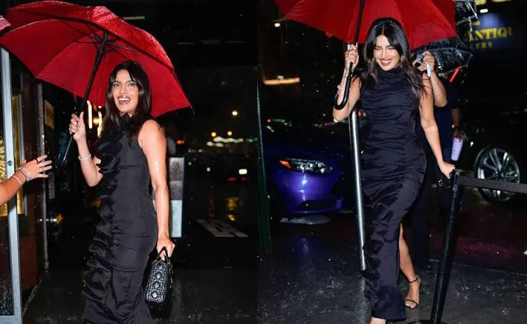 Priyanka Chopra Stuns In A Black Maxi Dress How Much Cost