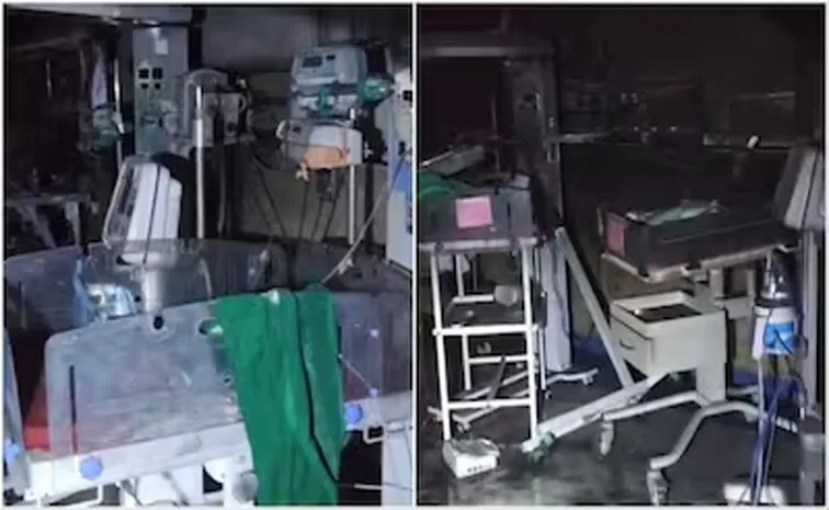 New borns Burnt To Death After Fire At Maharashtra Amravati Hospital