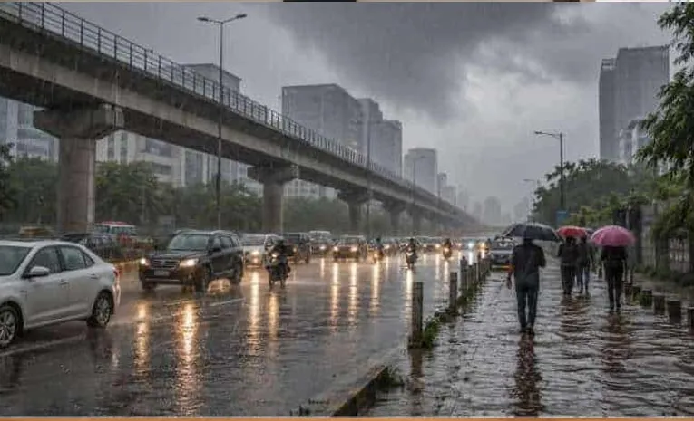 Heavy Rain Lashes DelhiNCR IMD Issues Weather Alerts Across Multiple States