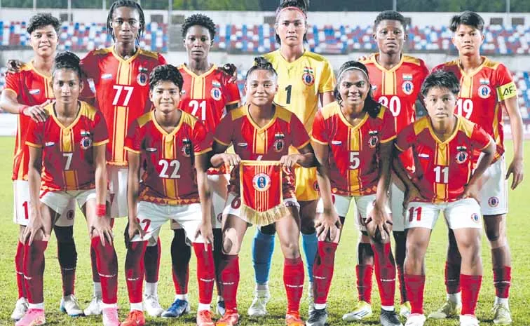 Indias East Bengal Football Club team qualifies for Womens Champions League group stage