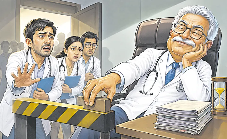 యువ వైద్యుల అవకాశాలకు గండి