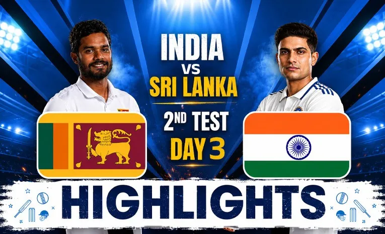 Sri Lanka Vs India 2nd Test Match Day 3 Live Match Updates And Highlights