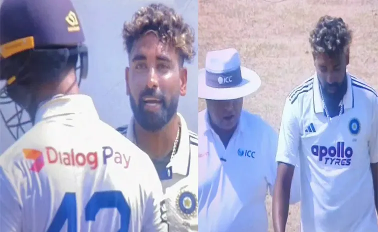 Mohammed Siraj Provokes Kamil Mishara To Throw Away His Wicket
