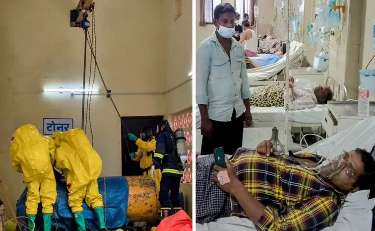 56 hospitalised chlorine gas leak at Nagpur Maharashtra