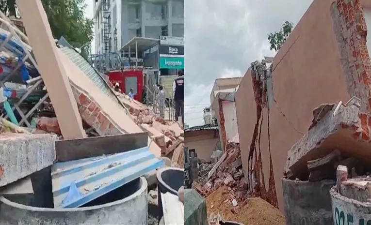 Building Collapsed At Tirupati