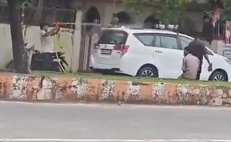   Fire brigade used to wash BJP MLAs car in Madhya Pradesh