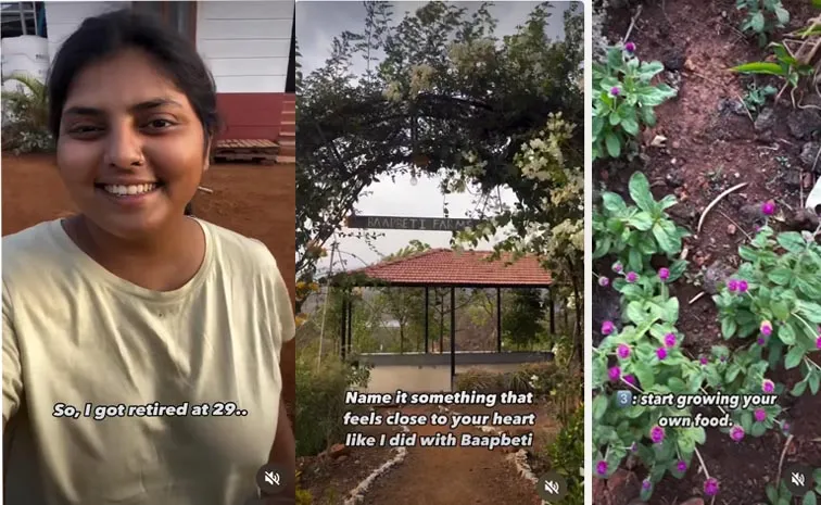 Woman leaves city hustle to start farmstay with dad in Maharashtra village