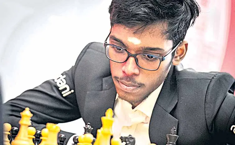 Praggnanandhaa loses in the first game