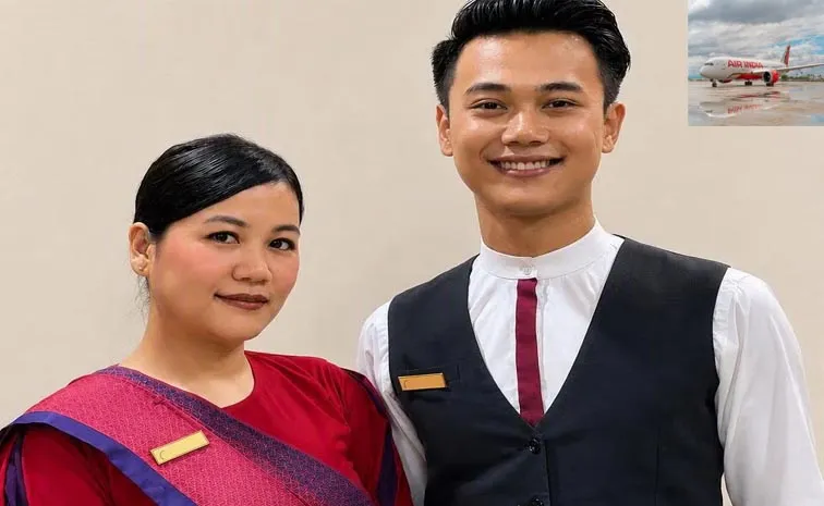 Two siblings from Manipur turned Air India cabin Goes Viral