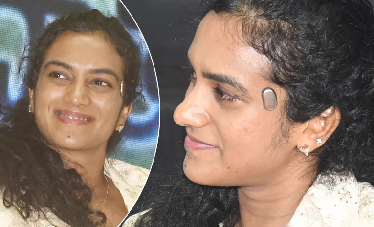 A Gadget on P V Sindhu Forehead