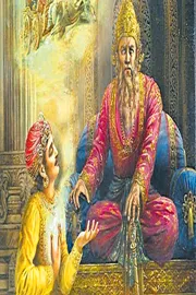 Sanjaya is the advisor of the blind king Dhritarashtra