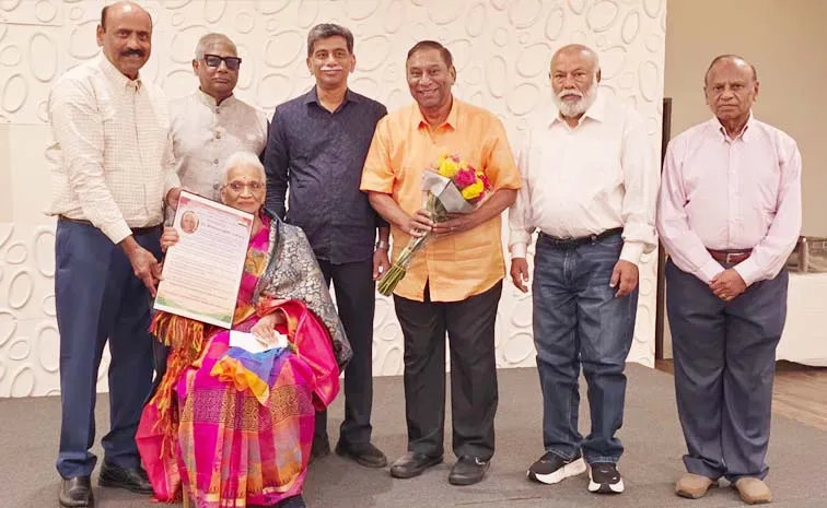 90 Year Old Bhanumathi Ivaturi Honoured In Dallas