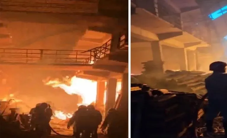 Delhi: మెట్రో స్టేషన్ సమీపంలో భారీ అగ్నిప్రమాదం