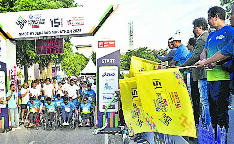 Hyderabad Marathon 2026 held at Hitex Madhapur