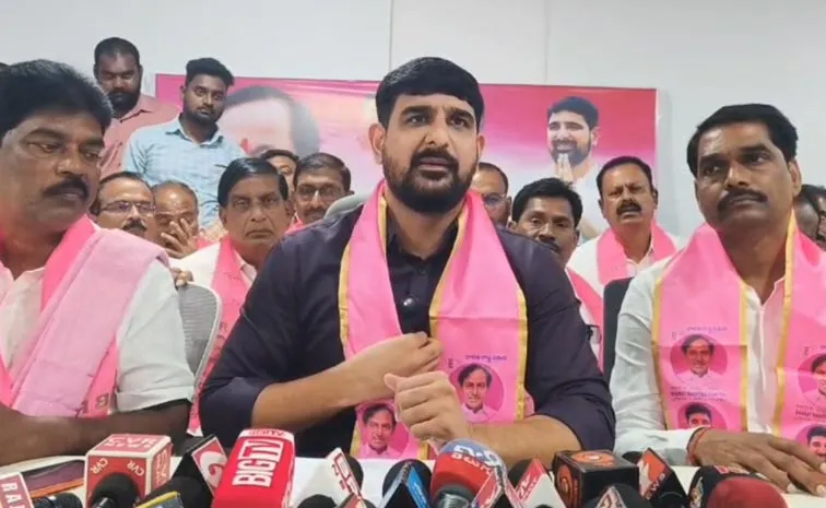 BRS MLA Koushik Reddy Takes On Congress Sarkar