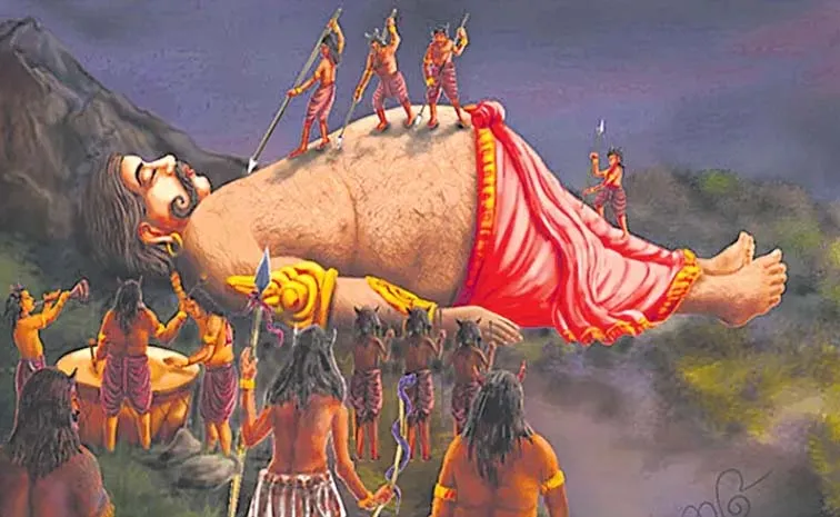 Kumbhakarns Boon Brahma Saraswathi Ramayana Story