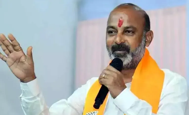 Union Minister Bandi Sanjay Slams Congress Sarkar
