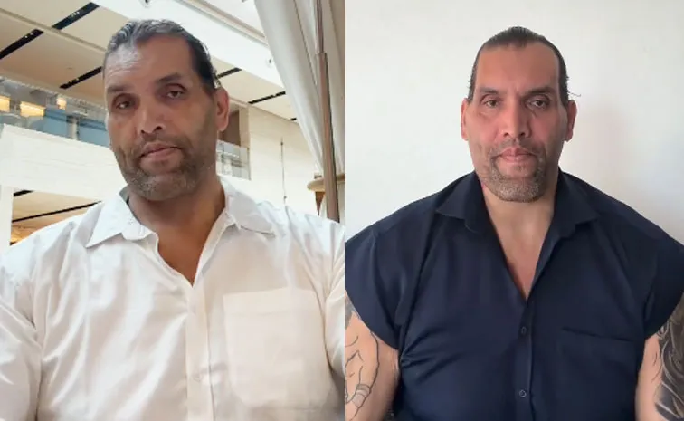The Great Khali meets with car accident shares video health update