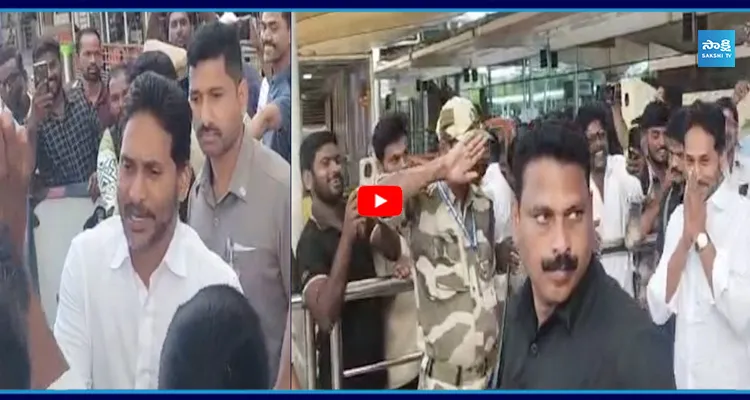 వైఎస్ జగన్ విజువల్స్ @గన్నవరం