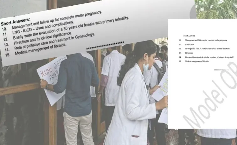 KUHS MBBS Exam Controversy Questions Lifted From Model Paper in Kerala