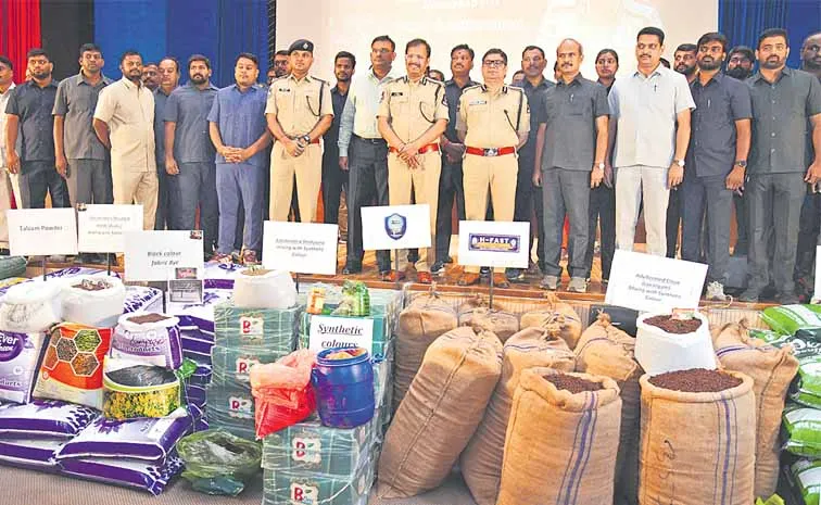 25 tons of adulterated spices and 89 tons of raw materials seized