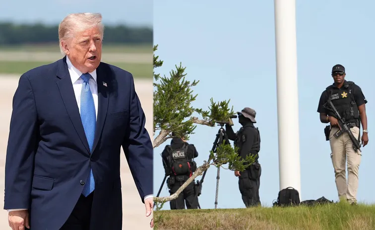Trump golf course visit Armed man arrest