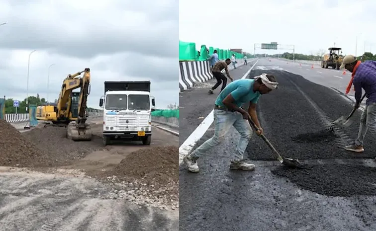 రూ.4,200 కోట్ల రోడ్డుకు ప్యాచ్‌ వర్క్‌!