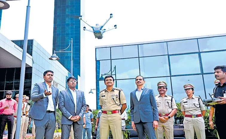 Drone-based policing system in Telangana