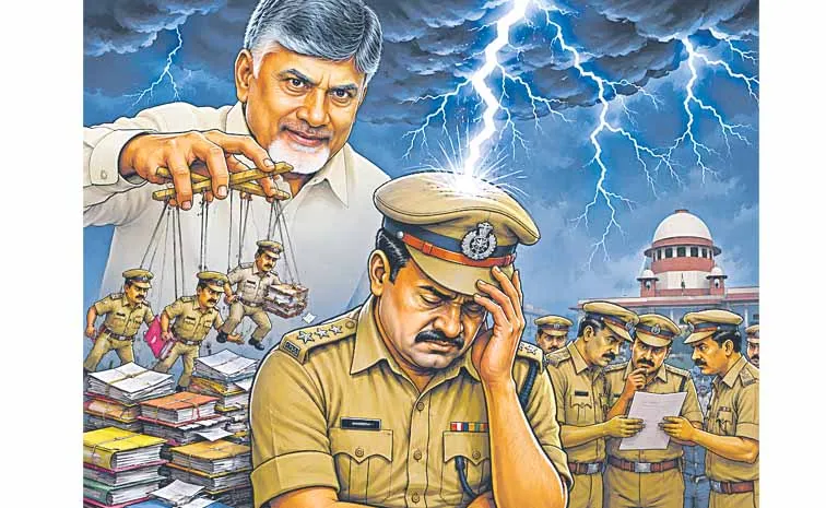 ఊడిగమంతా హుష్‌‘ఖాకీ’ పోలీస్‌ నెత్తిపైనా ‘సర్దుబాటు’ పిడుగు..