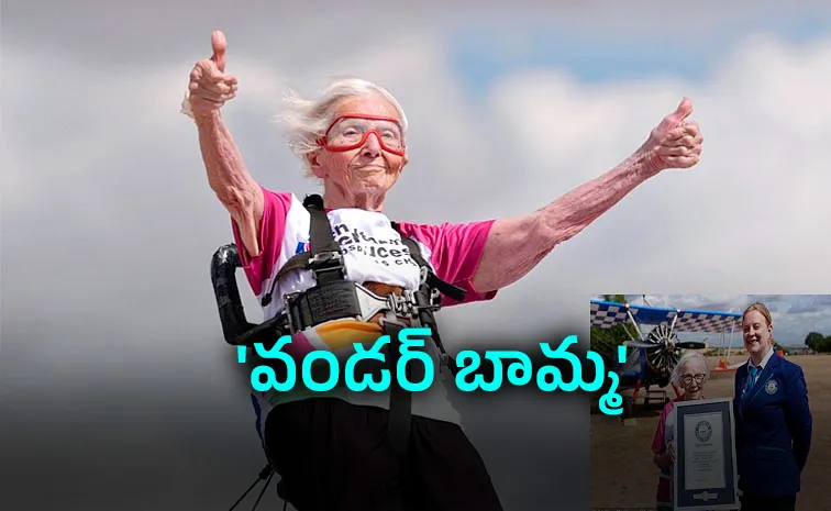 97 year old breaks her own guinness record as oldest female wing walker 