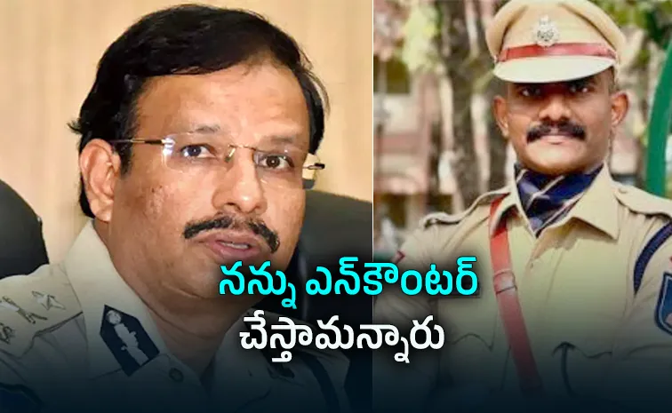 Trainee IPS Uday Krishna Reddy alleges encounter threats by CP Sajjanar